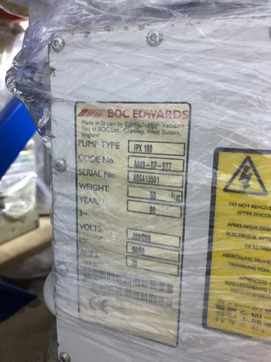 EDWARDS IPX-100 Dry Pump image