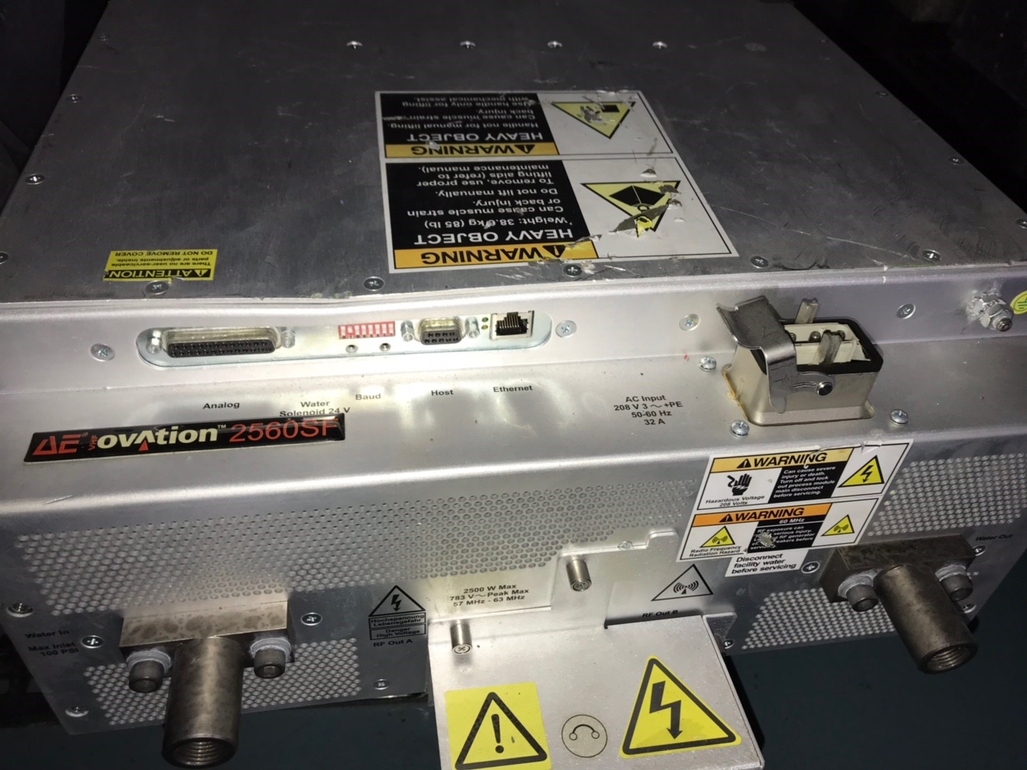 Advanced Energy Ovation AE 2560SF VHF Power Delivery RF Generator 3150295-011 image