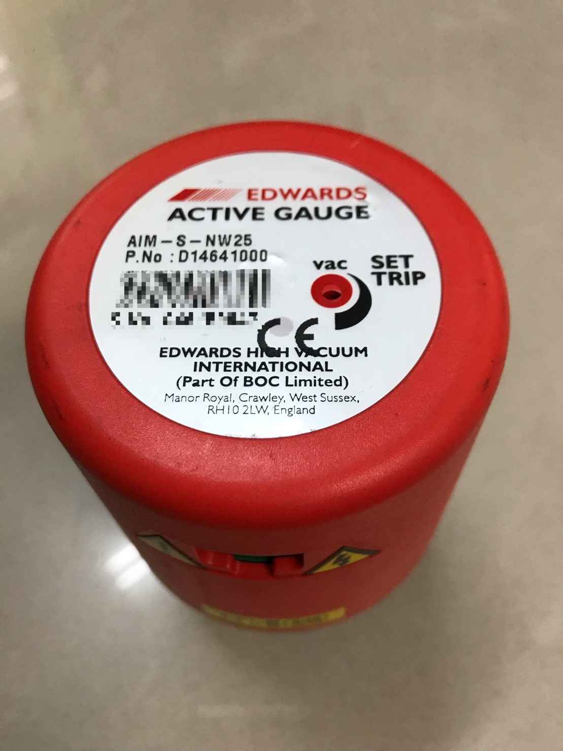 EDWARDS AIM-S-NW25 ( D14641000 ) Vacuum Gauge image