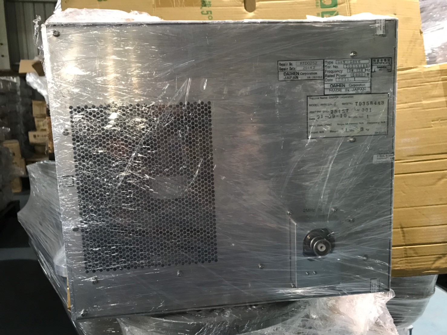 DAIHEN RMN-50N6 RF Matching Box 5000W 2M.13MHz image