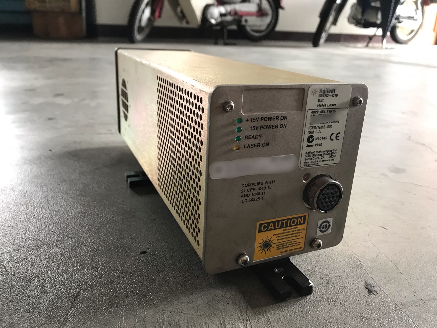 HP AGILENT 5517D-C19 280UW 3.74MHZ LASER HEAD image
