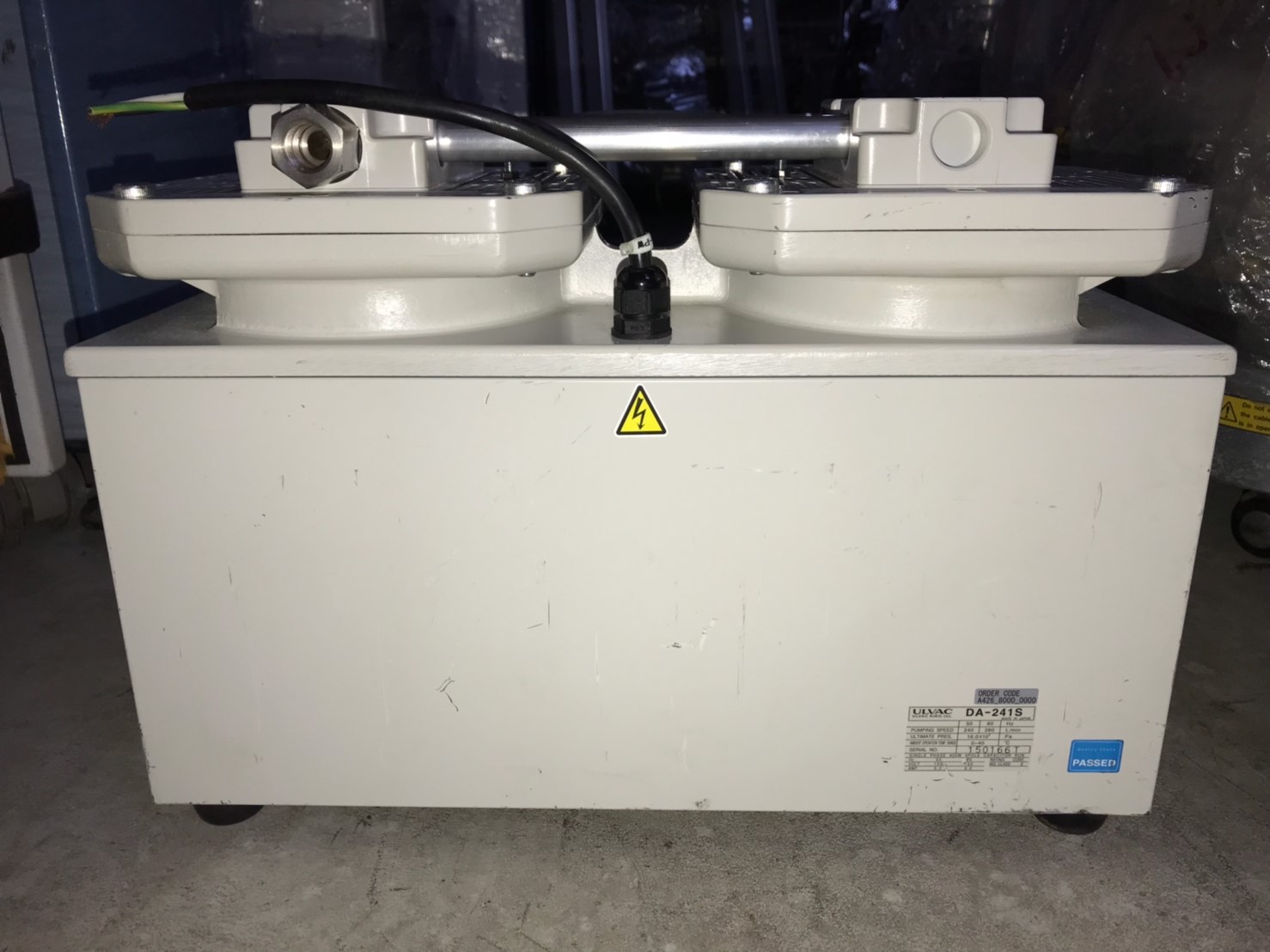 ULVAC SINKU KIKO Diaphragm Dry Vacuum Pump DA-241S image