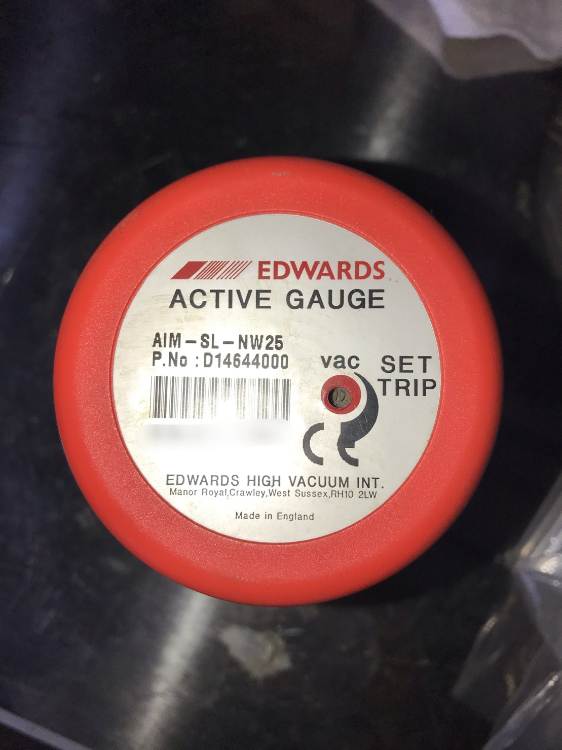EDWARDS AIM-SL-NW25 ( D14644000 ) Vacuum Gauge image