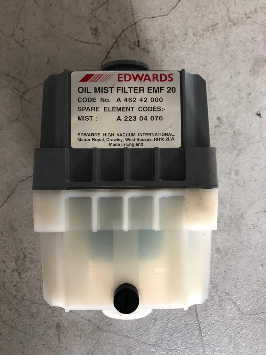 EDWARDS OIL MIST FILTER EMF 20 image