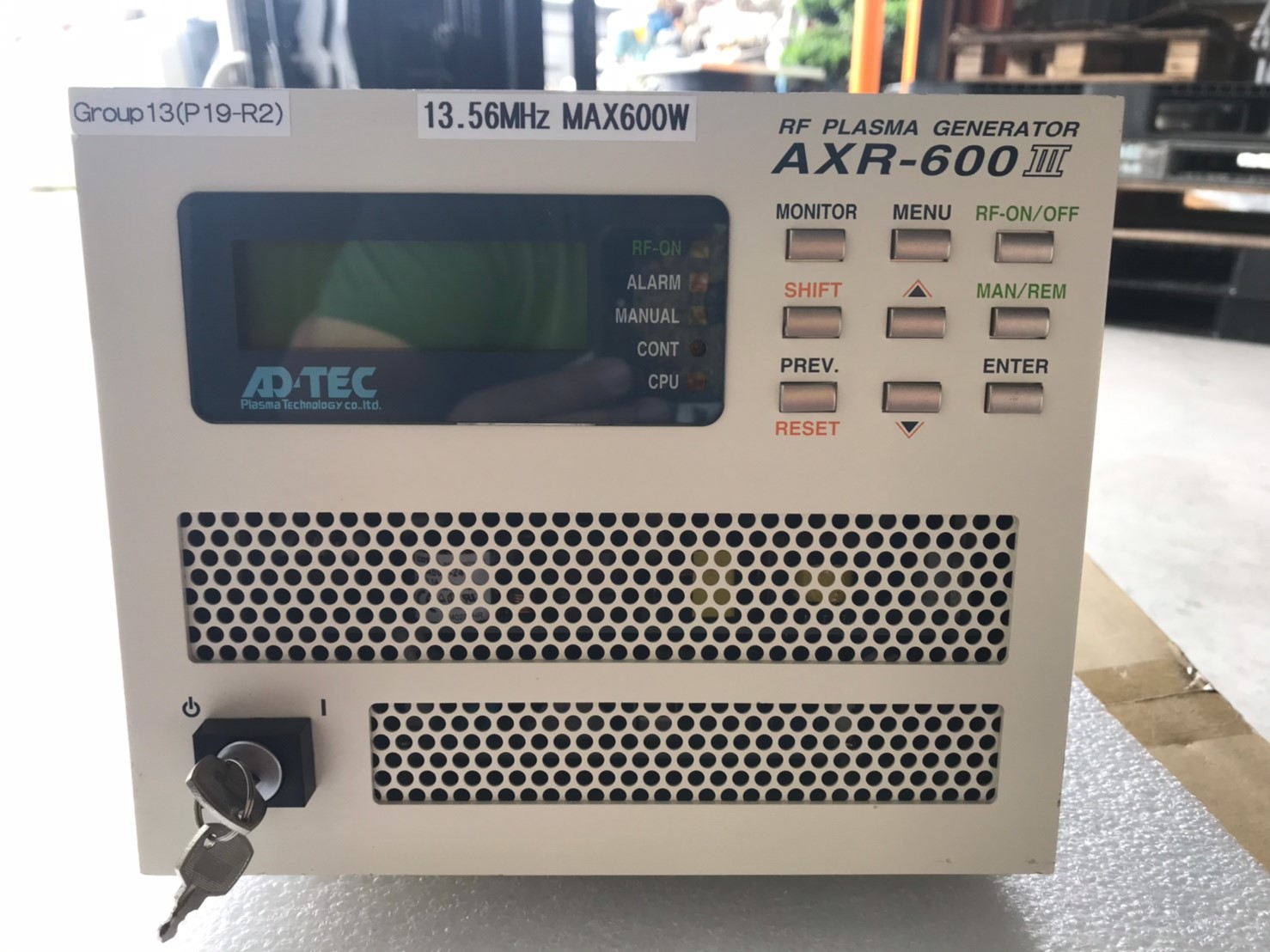 AD-TEC AXR-600Ⅲ 13.56MHz MAX600W RF PLASMA GENERATOR image