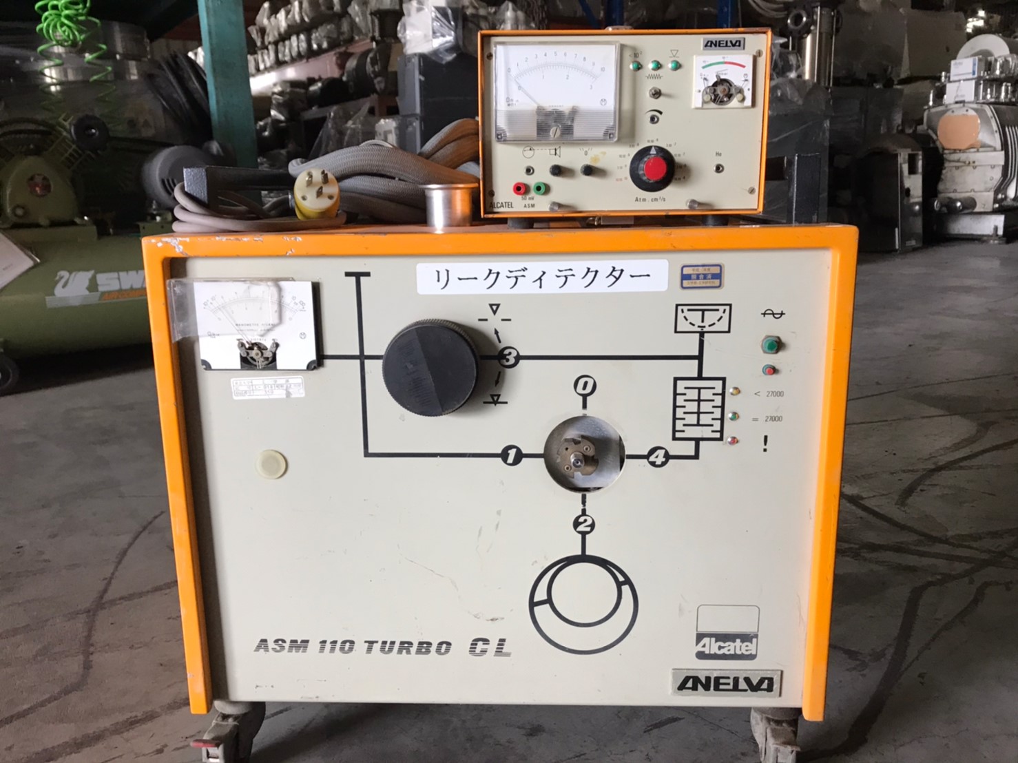 Alcatel ASM 110 Turbo CL Helium Leak Detector image