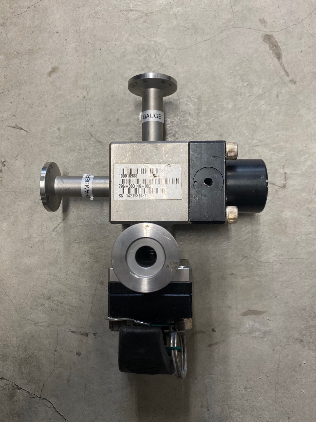 MKS HIGH VACUUM PNEUMATIC VALVE 796-003146-003 image