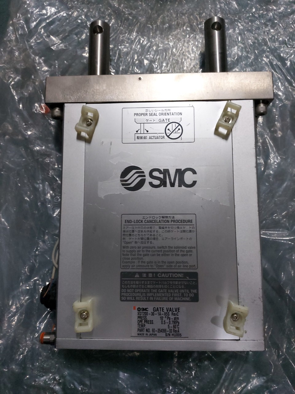 SMC XGT200-30-1A-X5S Rev.C Gate Valve image