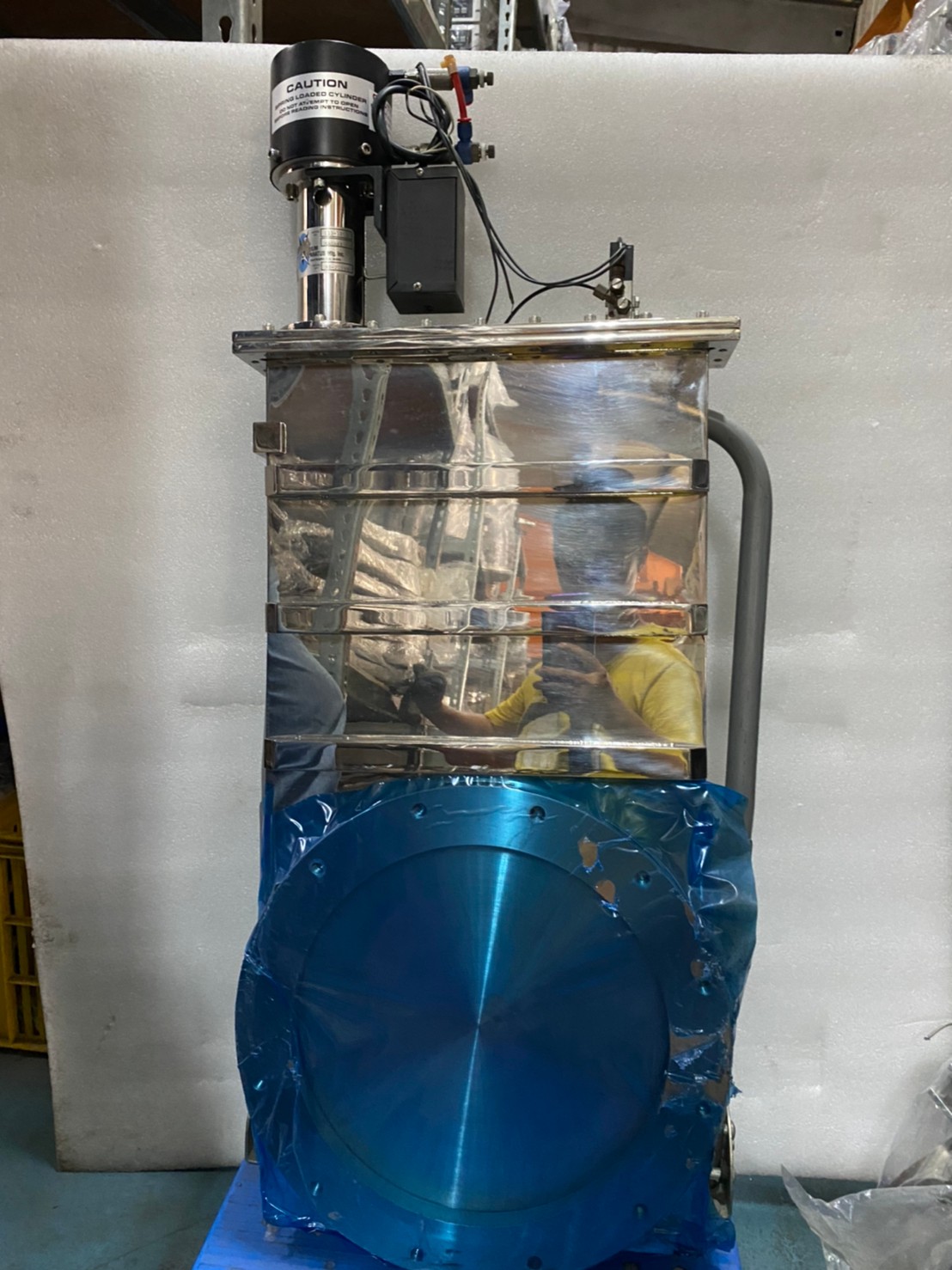HVA ELECTRO-PNEUMATIC GATE VACUUM VALVE ASA ANSI 12 INCH 123-1205 image