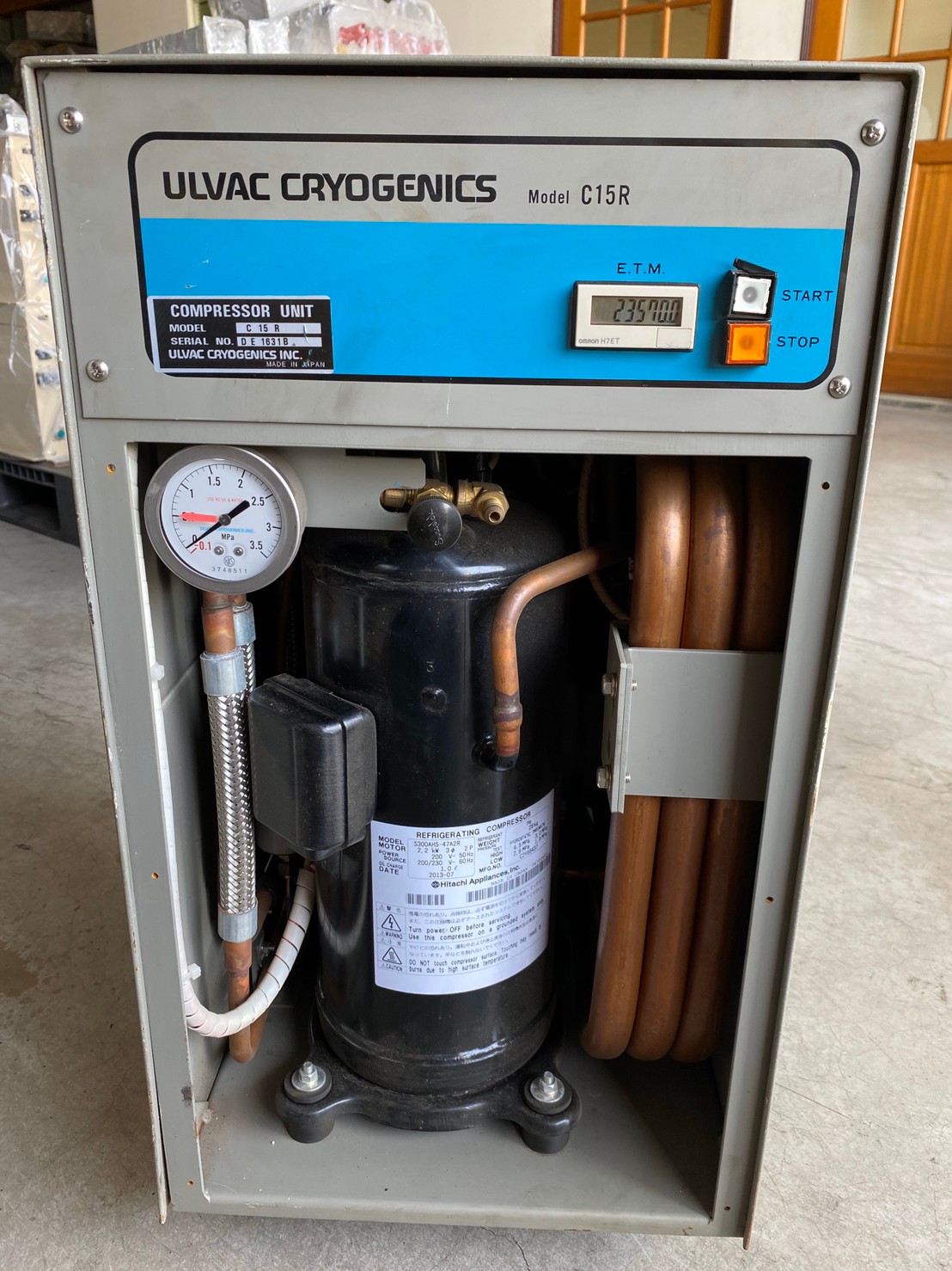 ULVAC C15R he compressor image