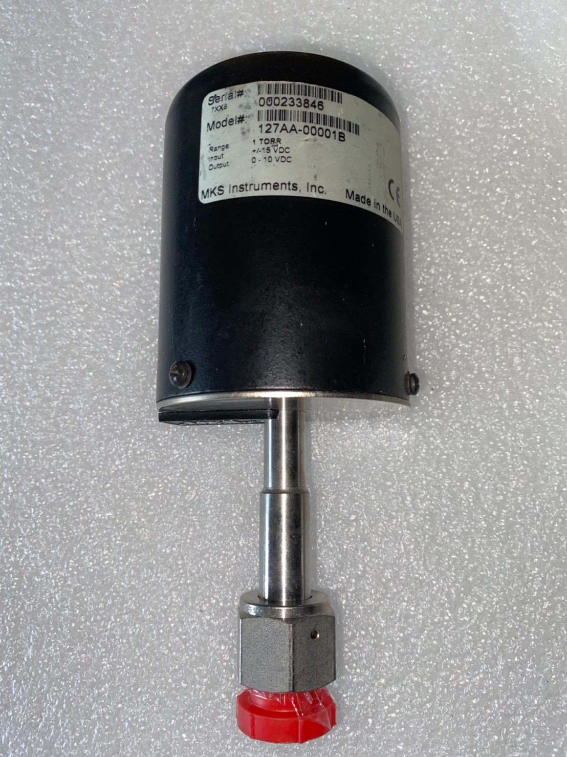 MKS 127AA-00001B Gauge Vacuum image