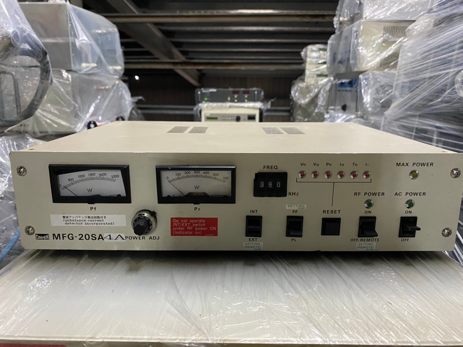 DAIHEN MFG-20SA3 / MFG-20SA4A RF GENERATOR 380KHz 2000W image