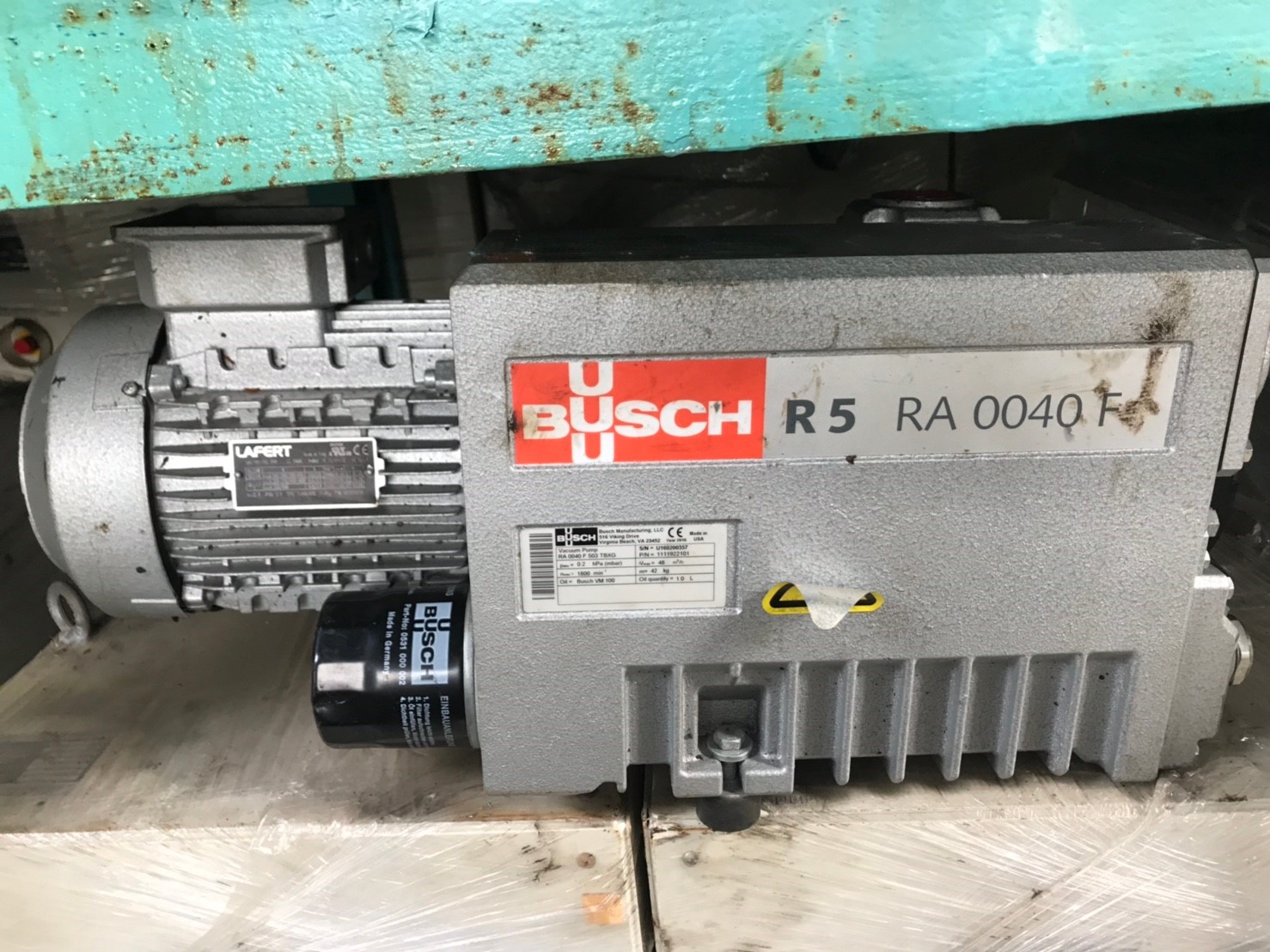 BUSCH R5 RA 0040 F 503 TBXG Rotary Pump圖片