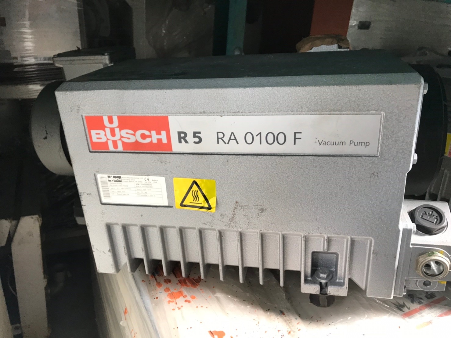BUSCH RA 0100 F 503 TDXG Rotary Pump圖片