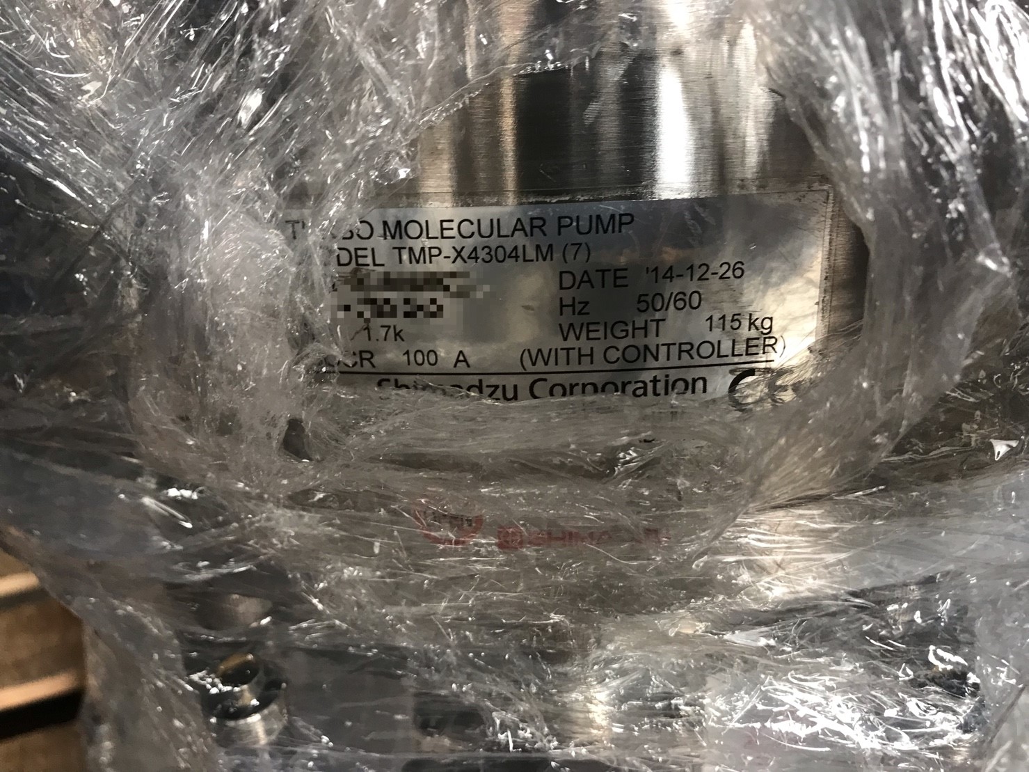 SHIMADZU TMP-X4304LM Turbo Pump圖片