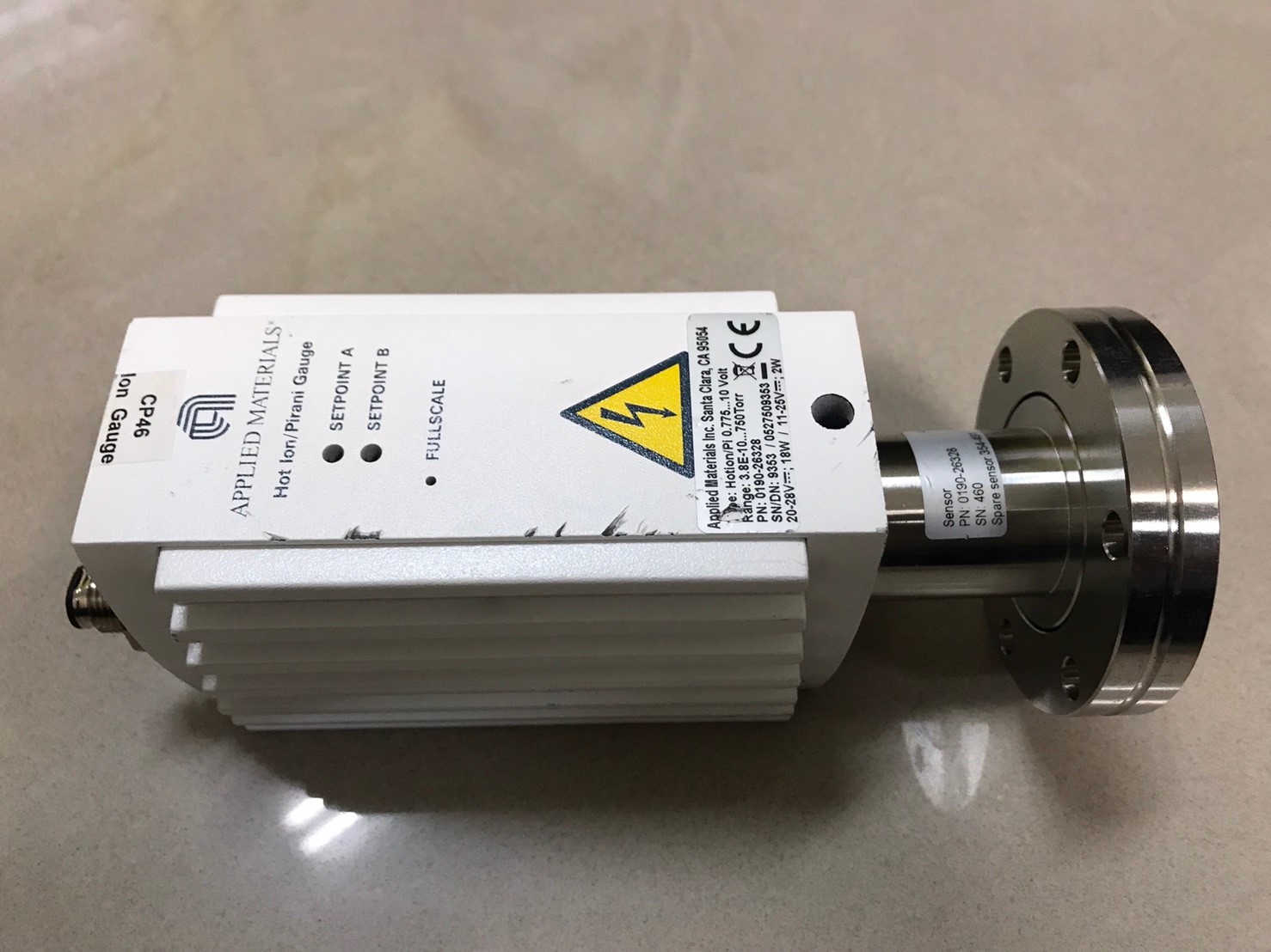 Hot lon-pirani Gauge 750 Torr ( 0190-26328 ) Vacuum Gauge圖片