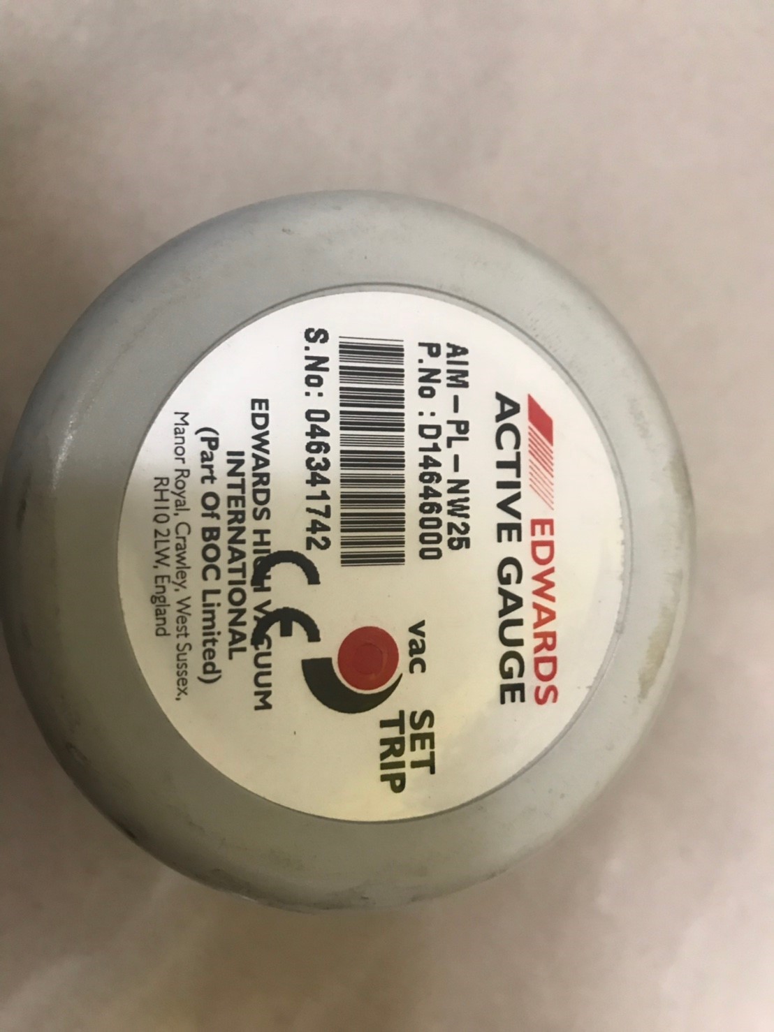 AIM-PL-NW25 Vacuum Gauge圖片