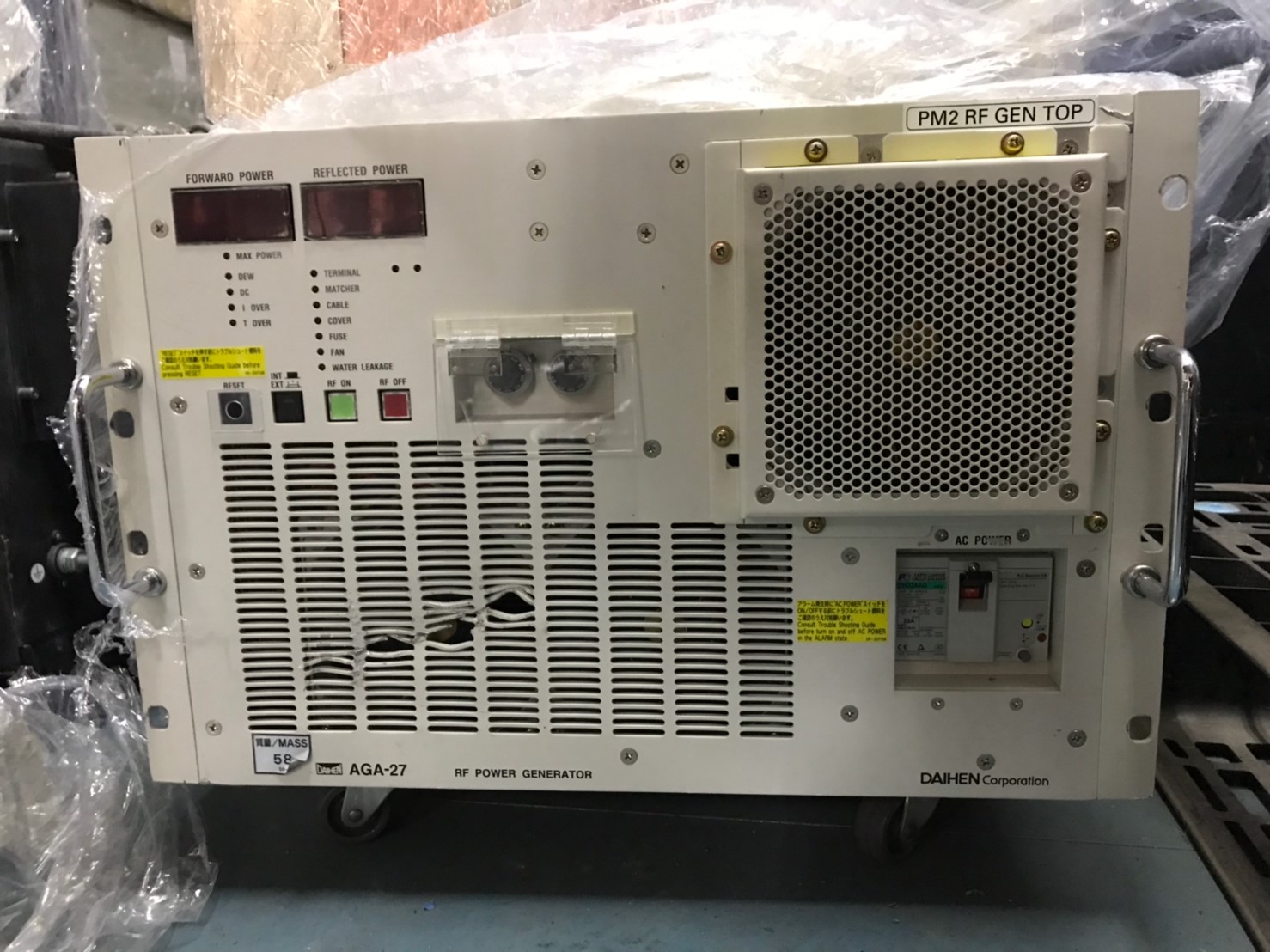 AGA-27C1 RF Generator 2700W 60MHz圖片
