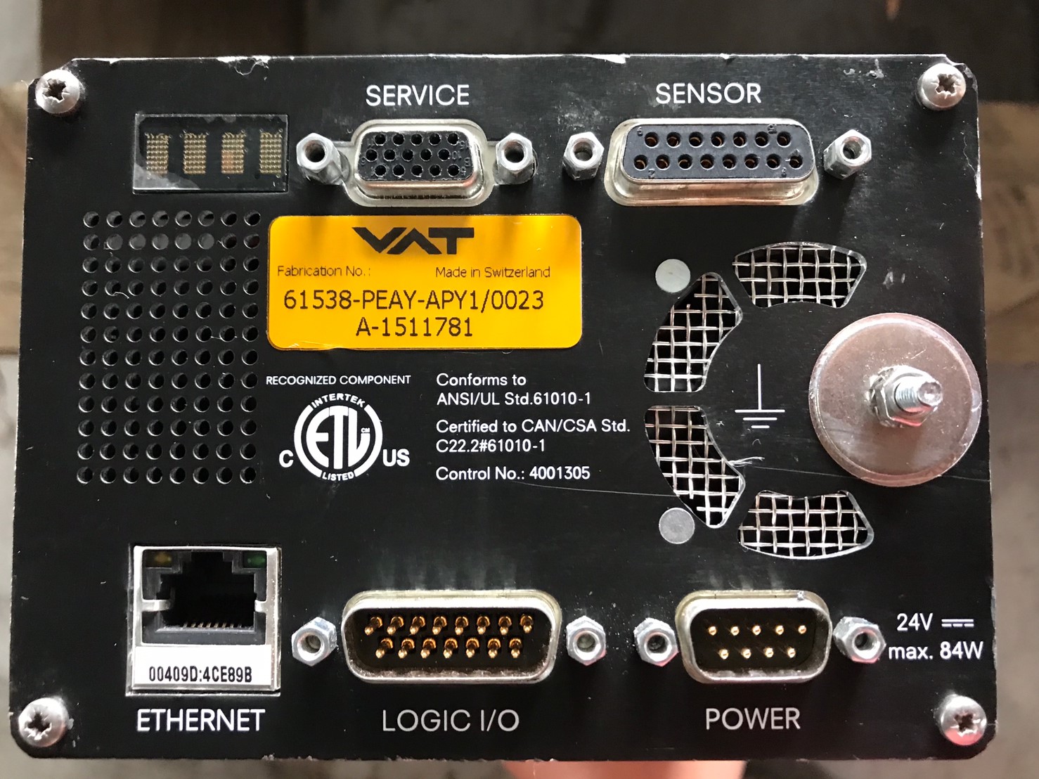VAT 61538-PEAY-APY10023 Butterfly Throttle valve圖片