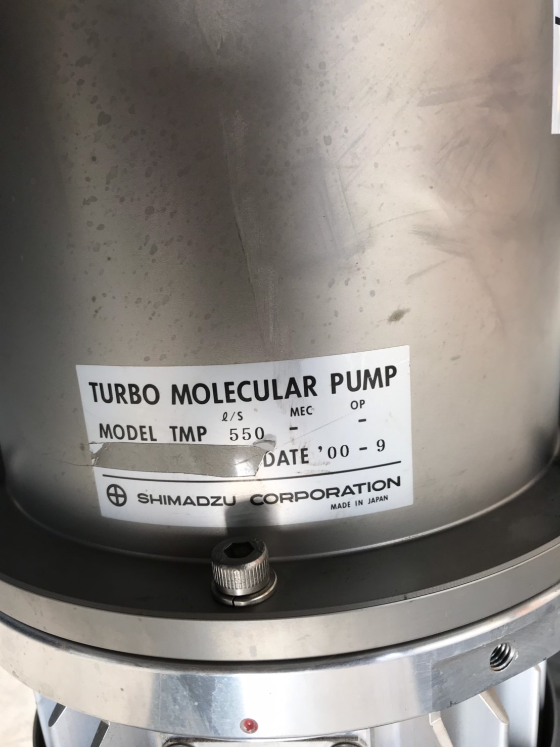 SHIMADZU TMP-550 Turbo pump圖片