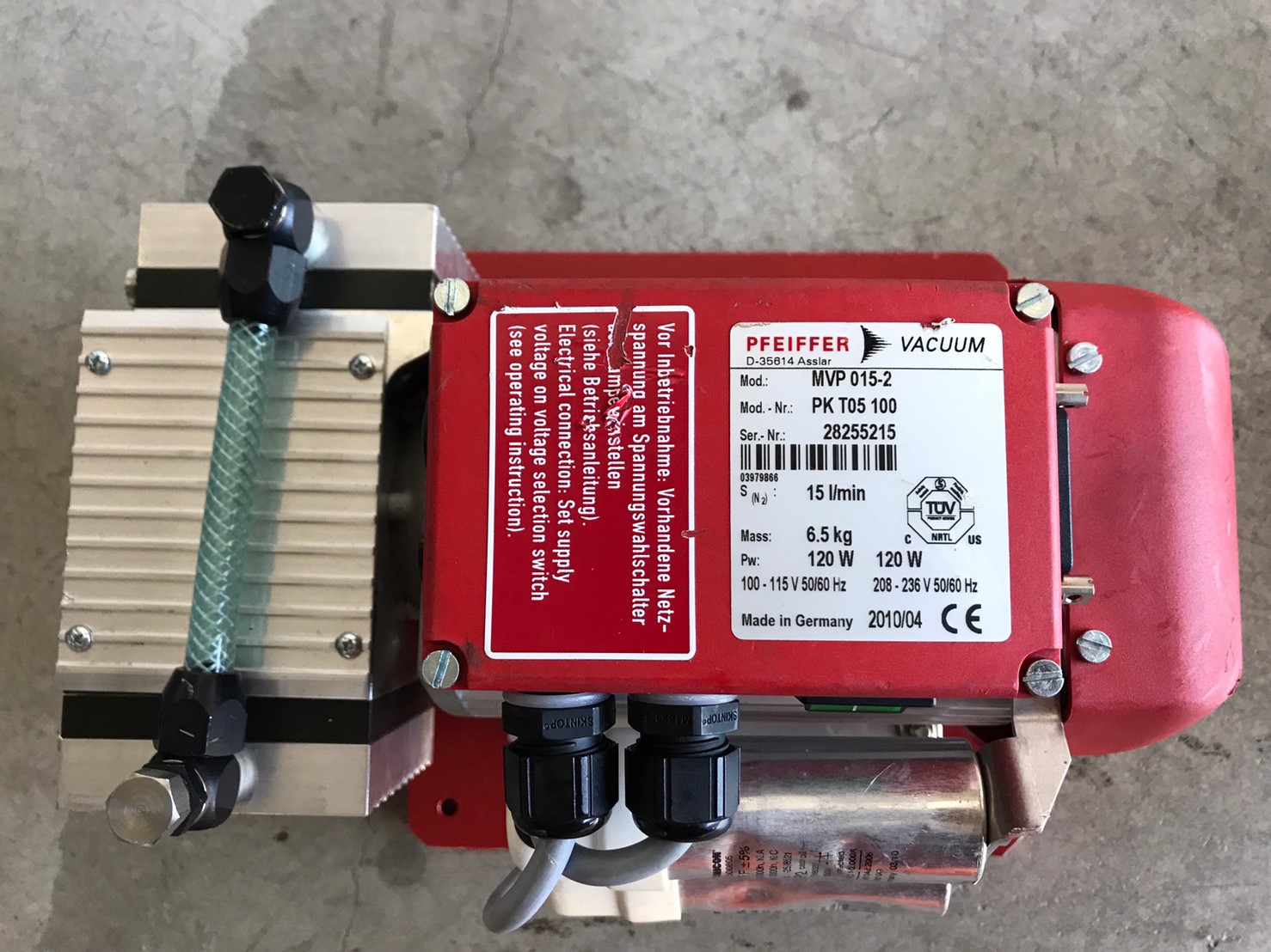 Pfeiffer Vacuum MVP 015-2 Diaphragm Vacuum Pump圖片