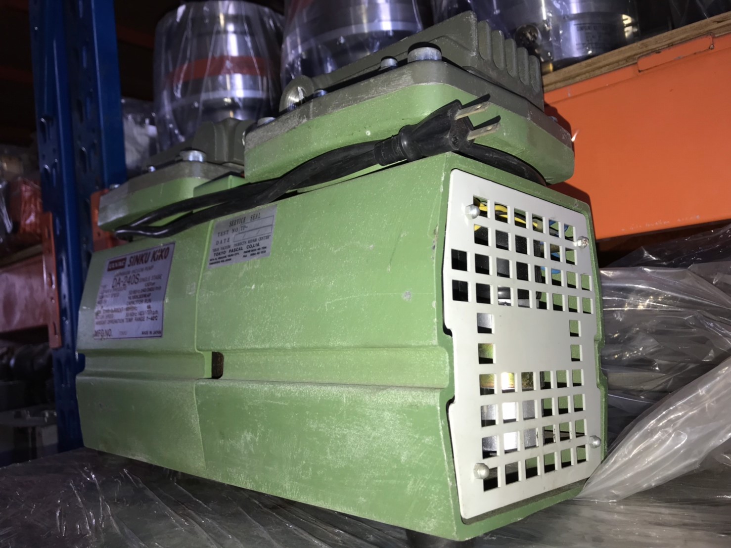 ULVAC SINKU KIKO Diaphragm Dry Vacuum Pump DA-240S圖片