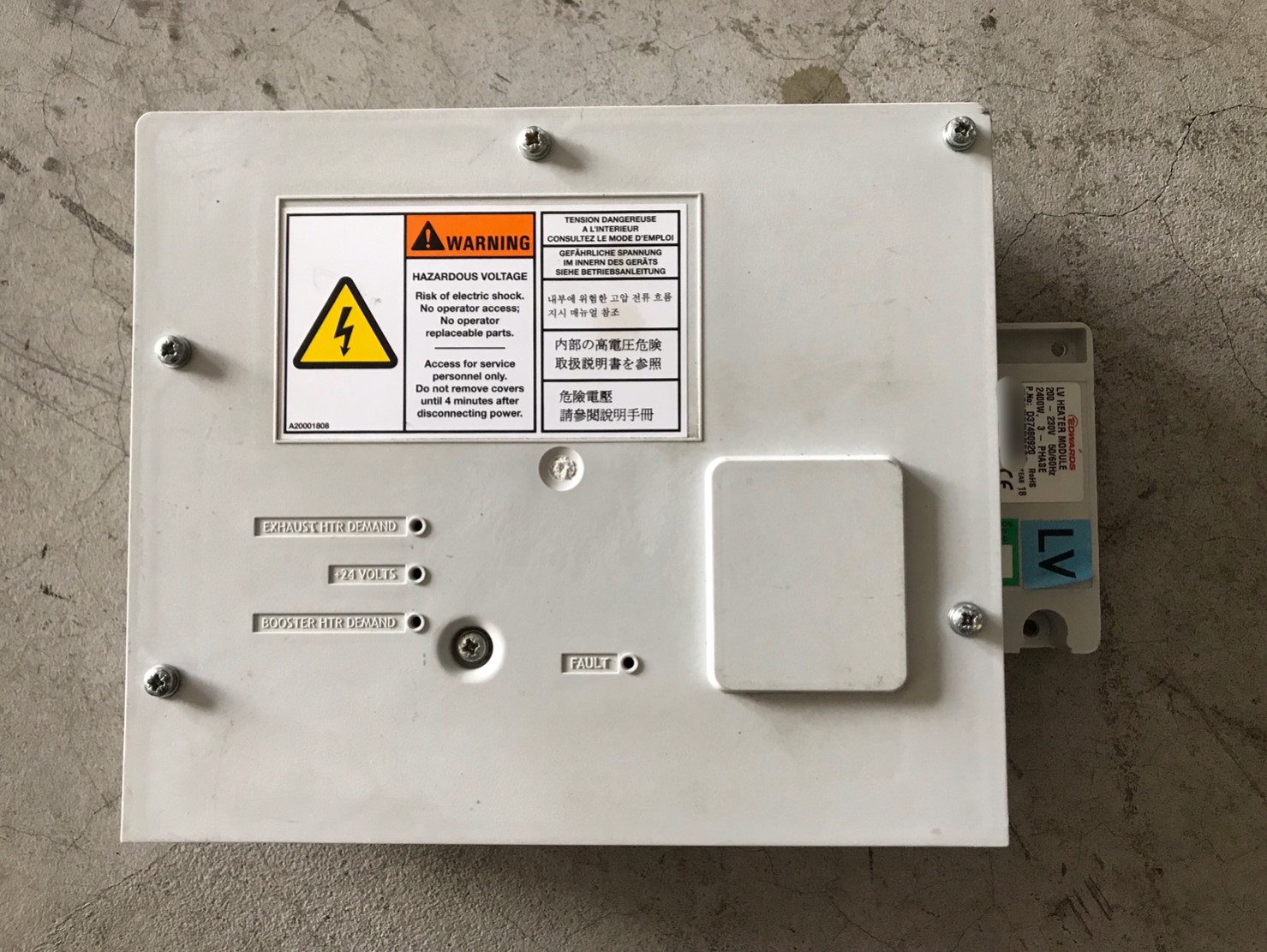 EDWARDS LV HEATER MODULE D37480920圖片