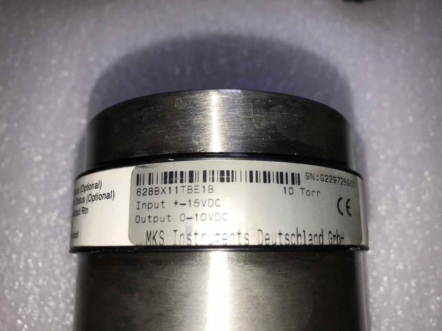 MKS Baratron Capacitance Manometer 628BX11TBE1B 10Torr圖片