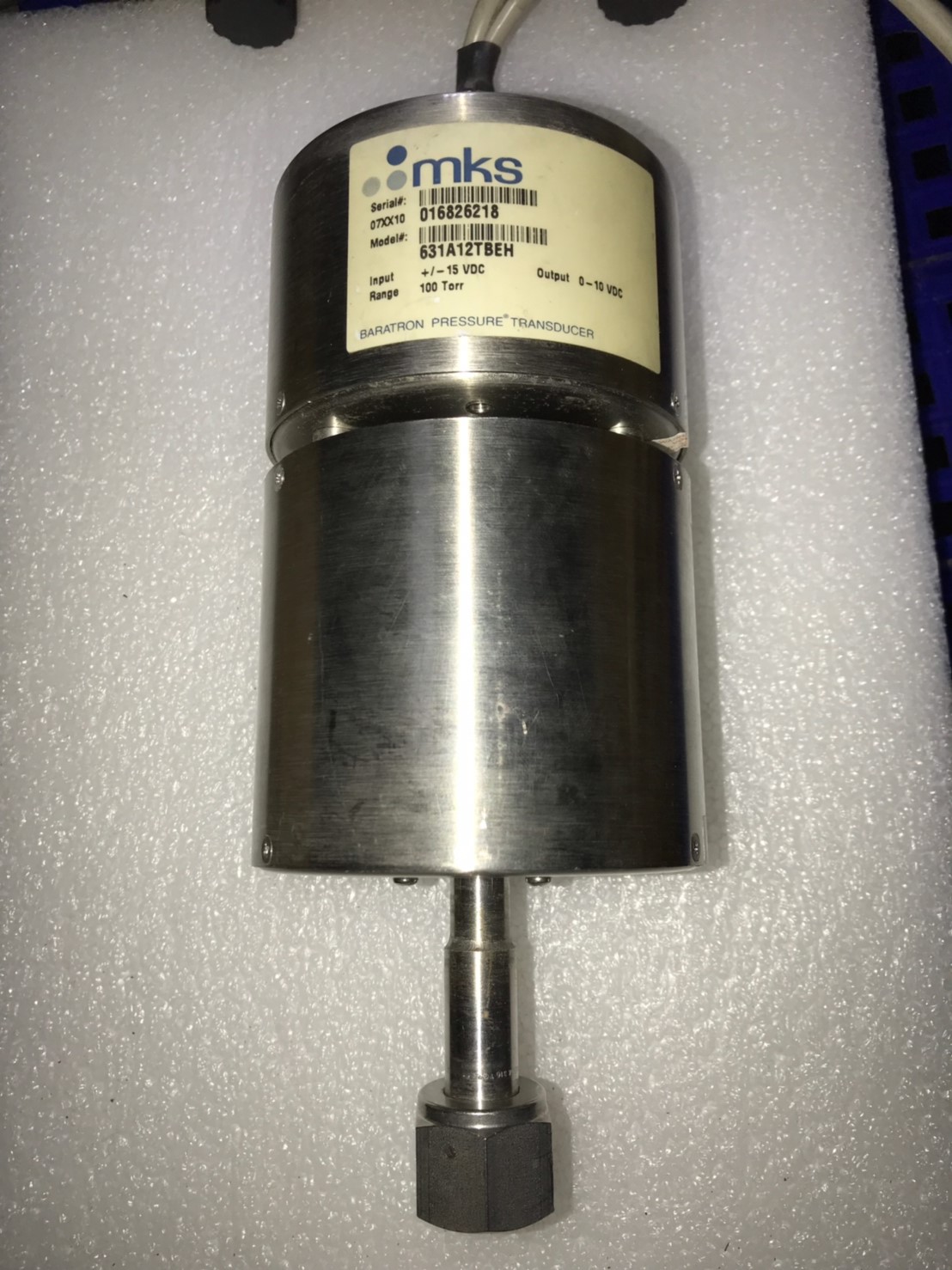 MKS Baratron Capacitance Manometer 631A12TBEH 100Torr圖片