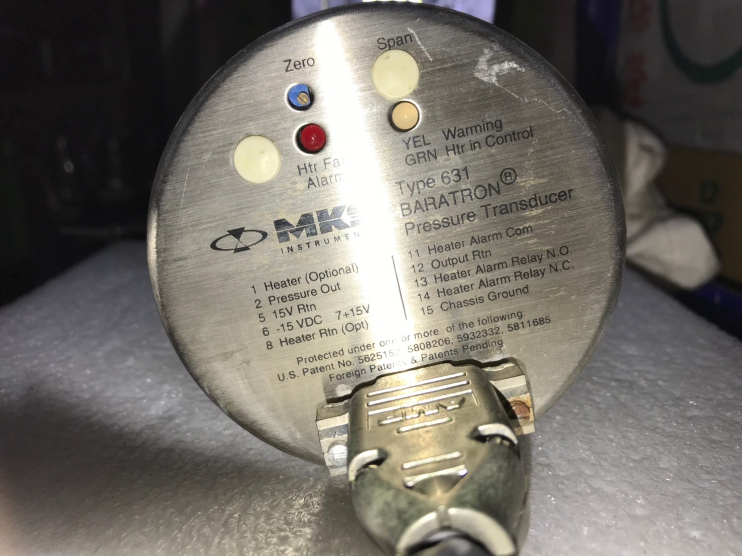 MKS Baratron Capacitance Manometer 631A12TBEH 100Torr圖片