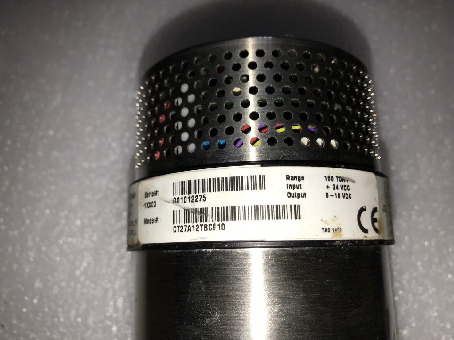 MKS Baratron Capacitance Manometer CT27A12TBC910 100Torr圖片