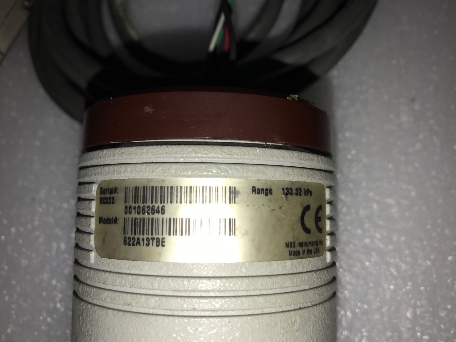 MKS Pressure Transducer 622A13TBE 133.32kPa圖片