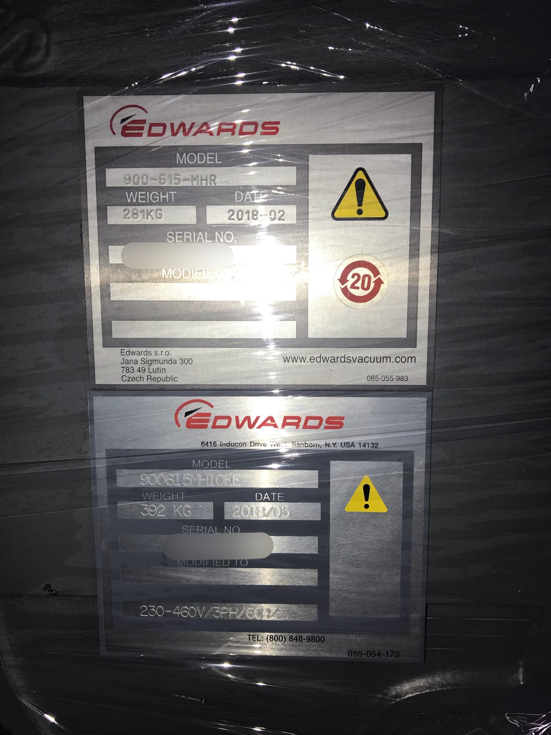 Edwards 900-615-MHR Mechanical Booster Pump圖片