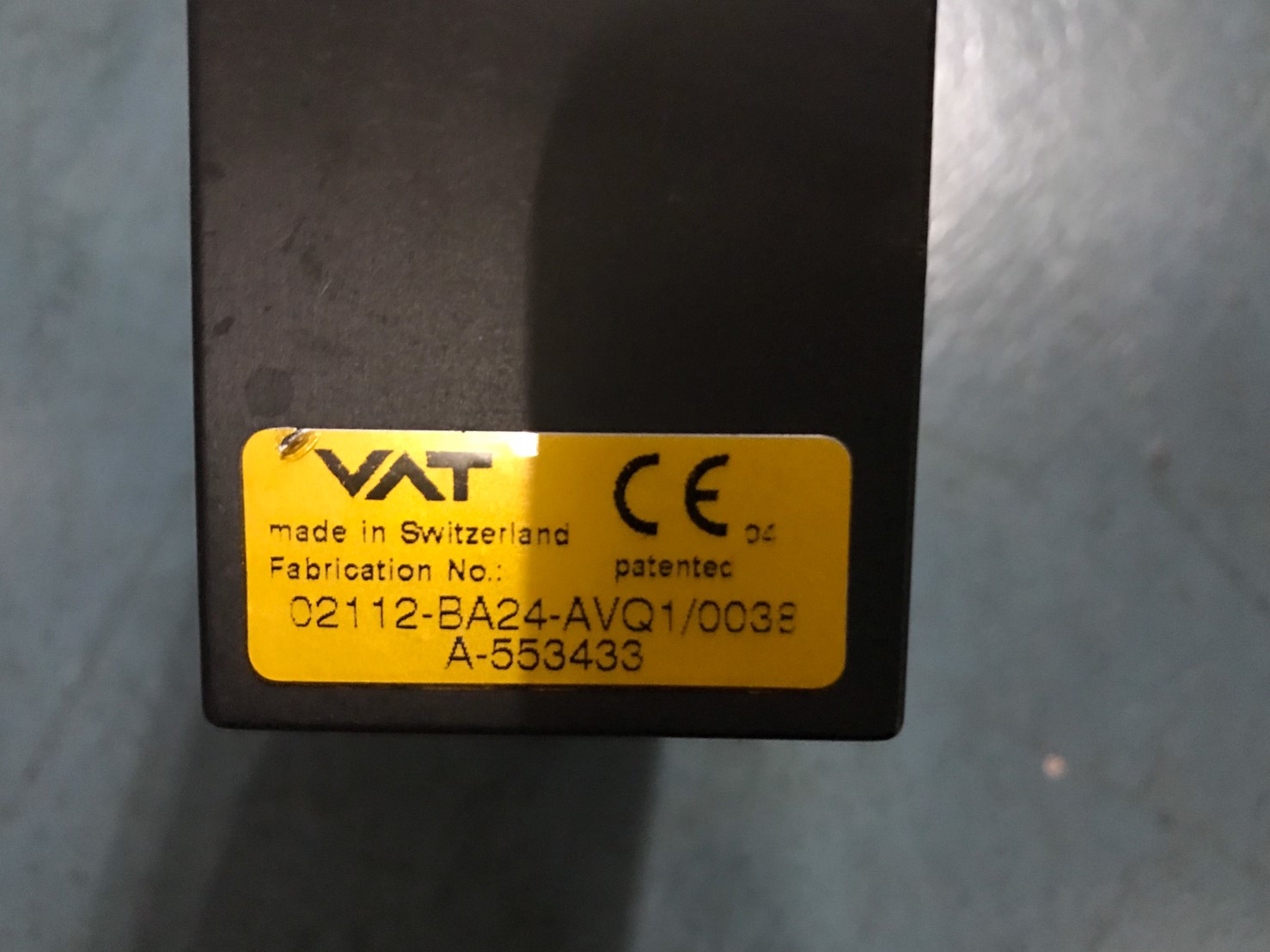 VAT 02112-BA24-AVQ1 / 0038 Rectangular Gate Valve - Slit Valves圖片