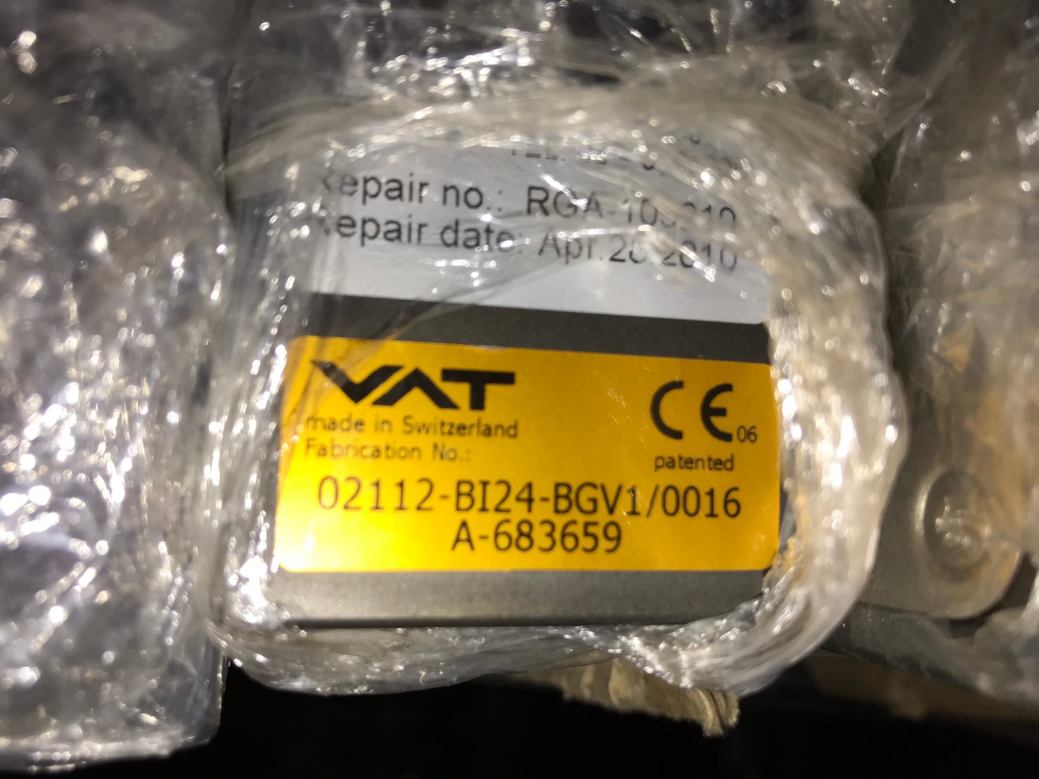 VAT 02112-BI24-BGV1 / 0016 Rectangular Gate Valve - Slit Valves圖片
