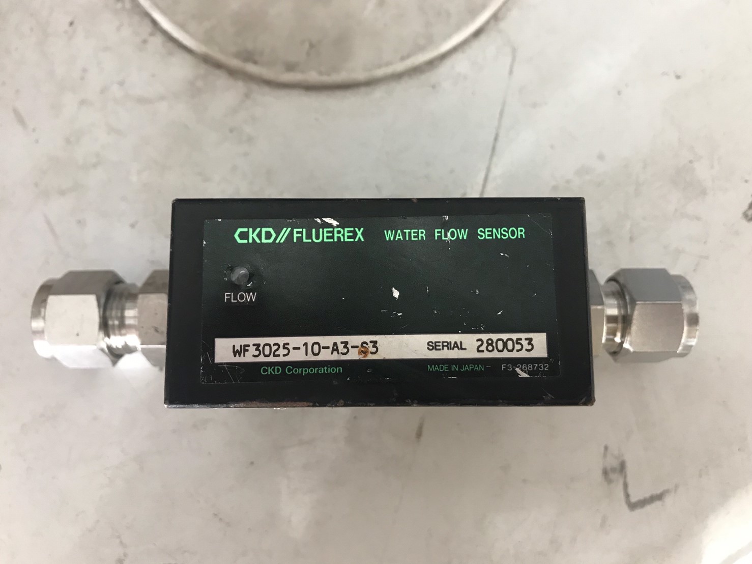 CKD Fluerex WF3025-10-A3-S3 Water Flow Sensor DC12V圖片