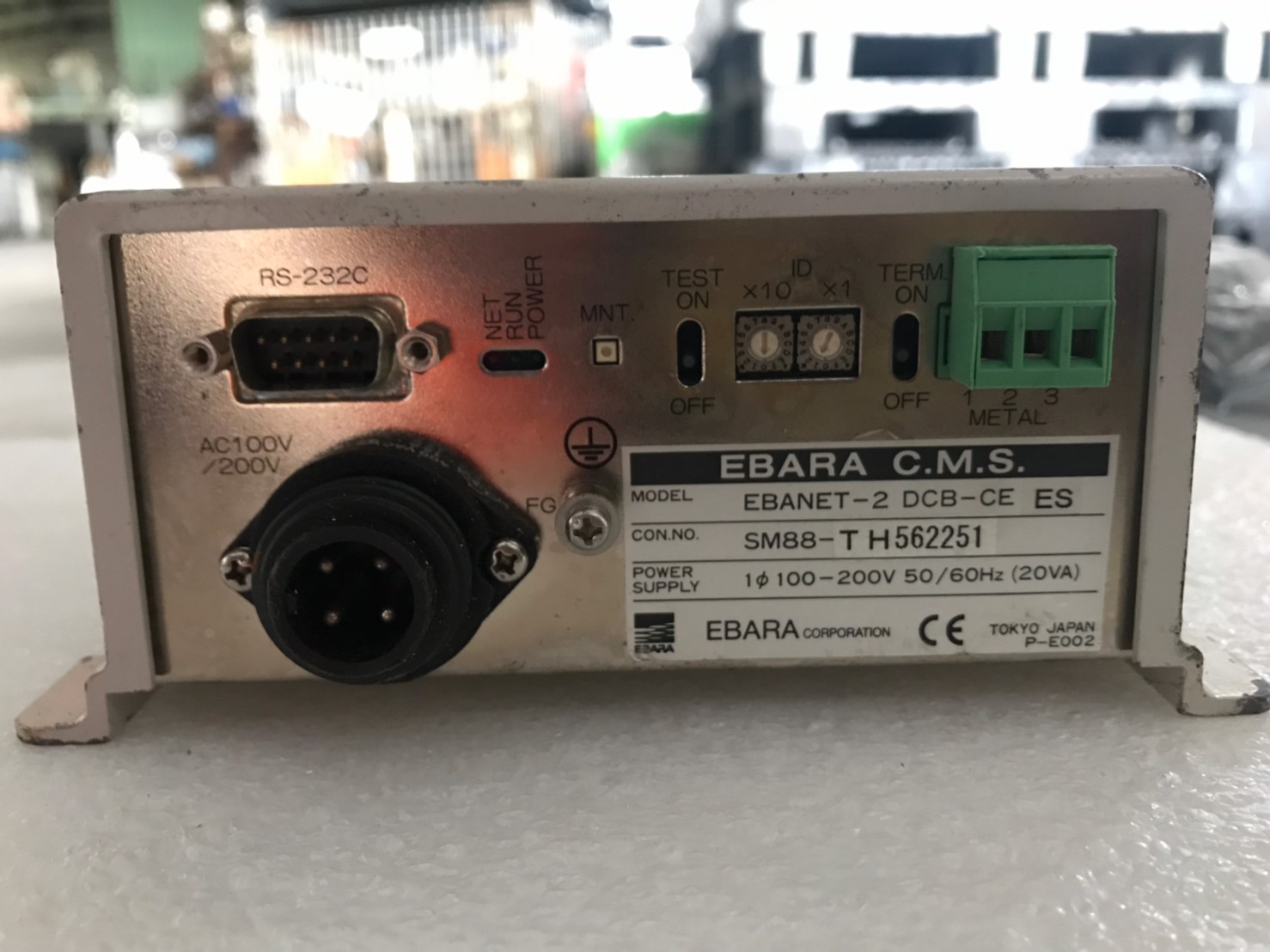 EBARA VACUUM MONITORING SYSTEM EBANET-2 DCB-CE ES圖片