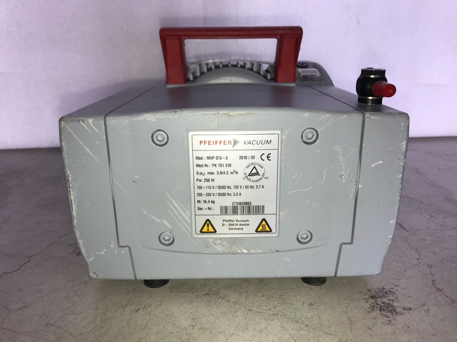Pfeiffer Vacuum MVP 070-3 Diaphragm Vacuum Pump圖片