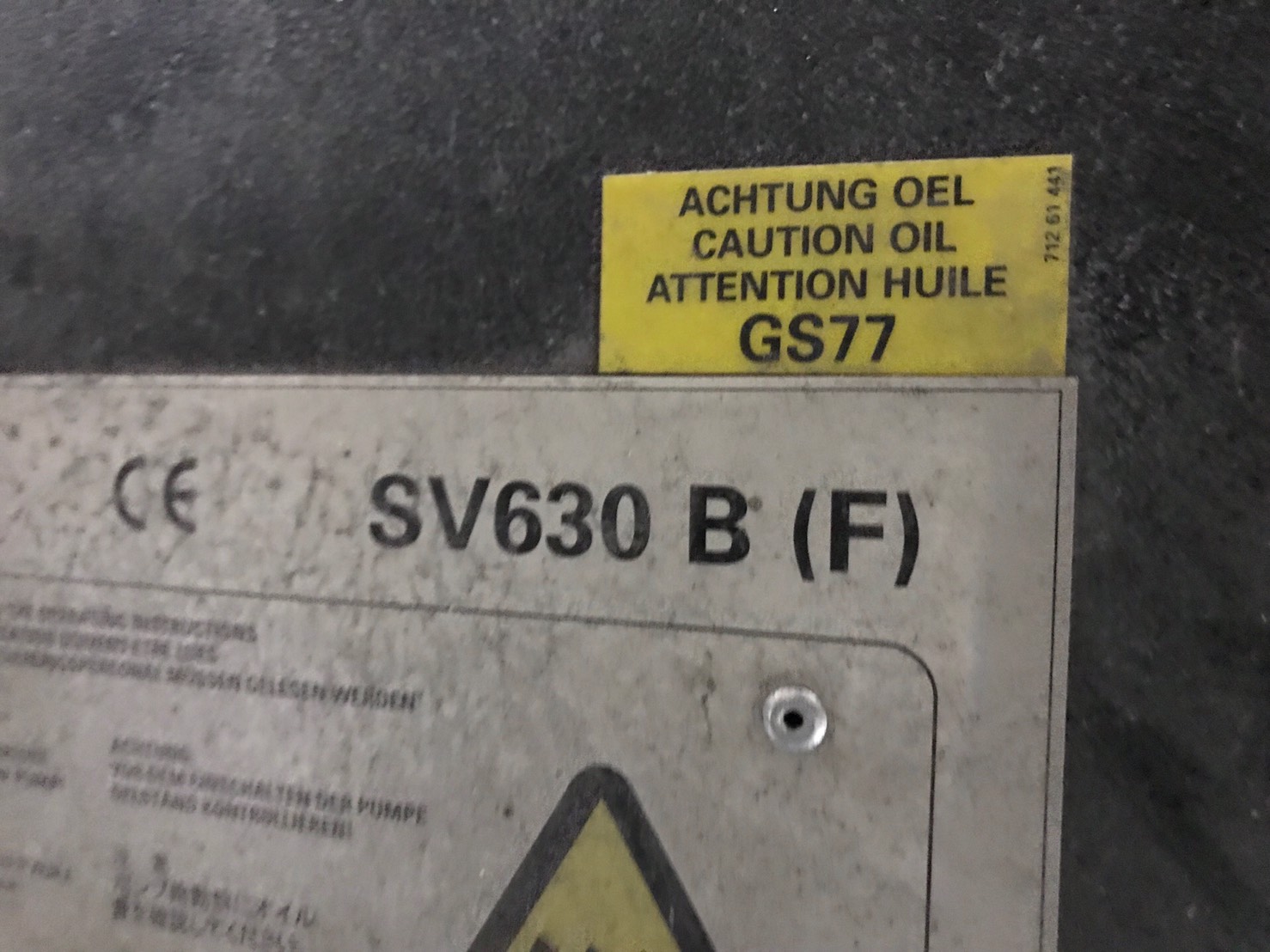 Leybold SV630 B ( F ) Dry Pump圖片