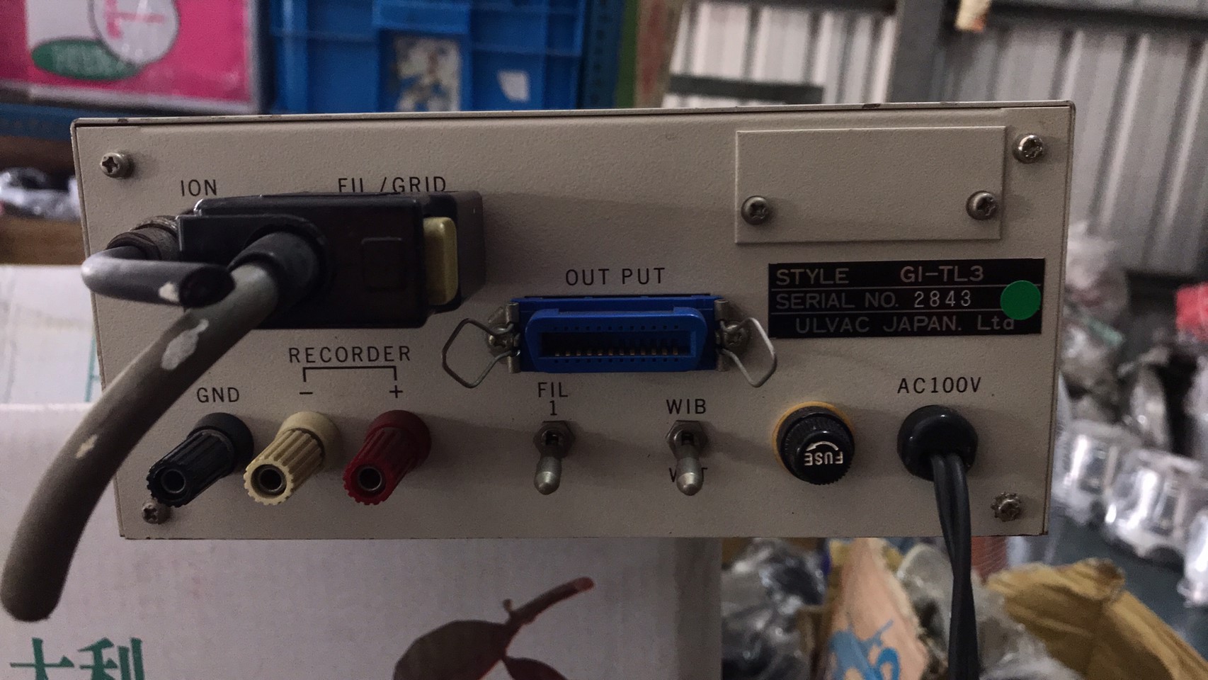 ULVAC GI-TL3 Ionization vacuum gauge圖片