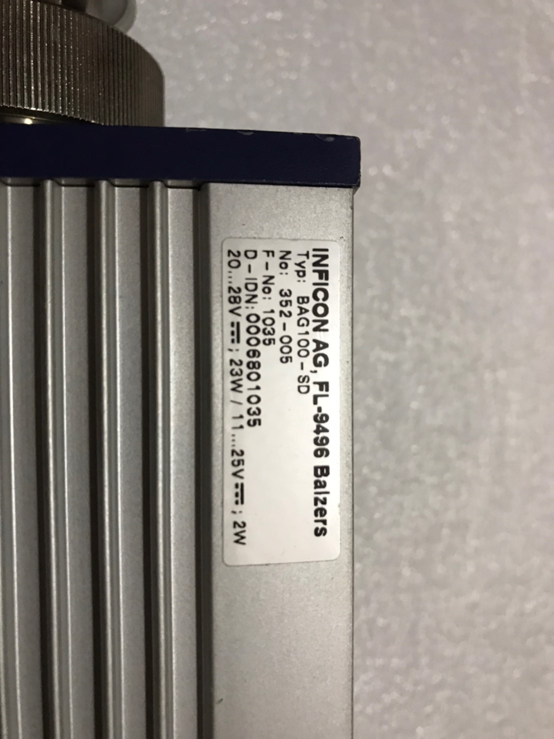 INFICON BAG100-SD Vacuum Gauge圖片
