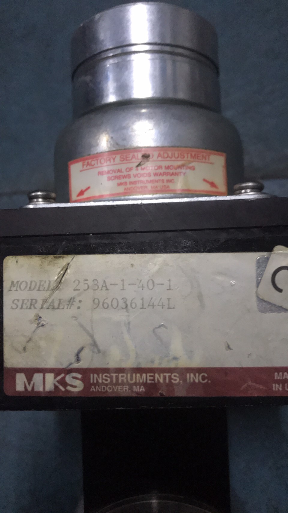 MKS Exhaust Throttle Valve 253A-1-40-1圖片