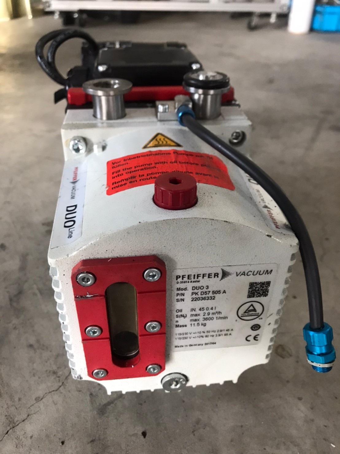 PEEIFFER VACUUM DUO 3 Rotary Pump圖片
