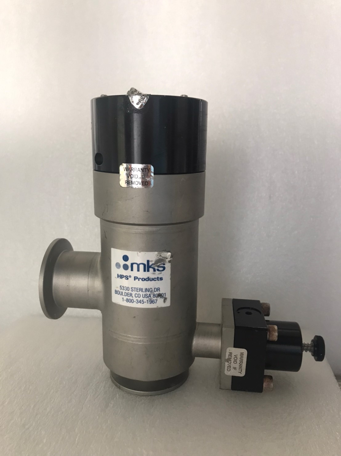MKS HPS L2-40-AK-225-VNVNH High Vacuum Pneumatic Bellows Isolation Angle Valve圖片