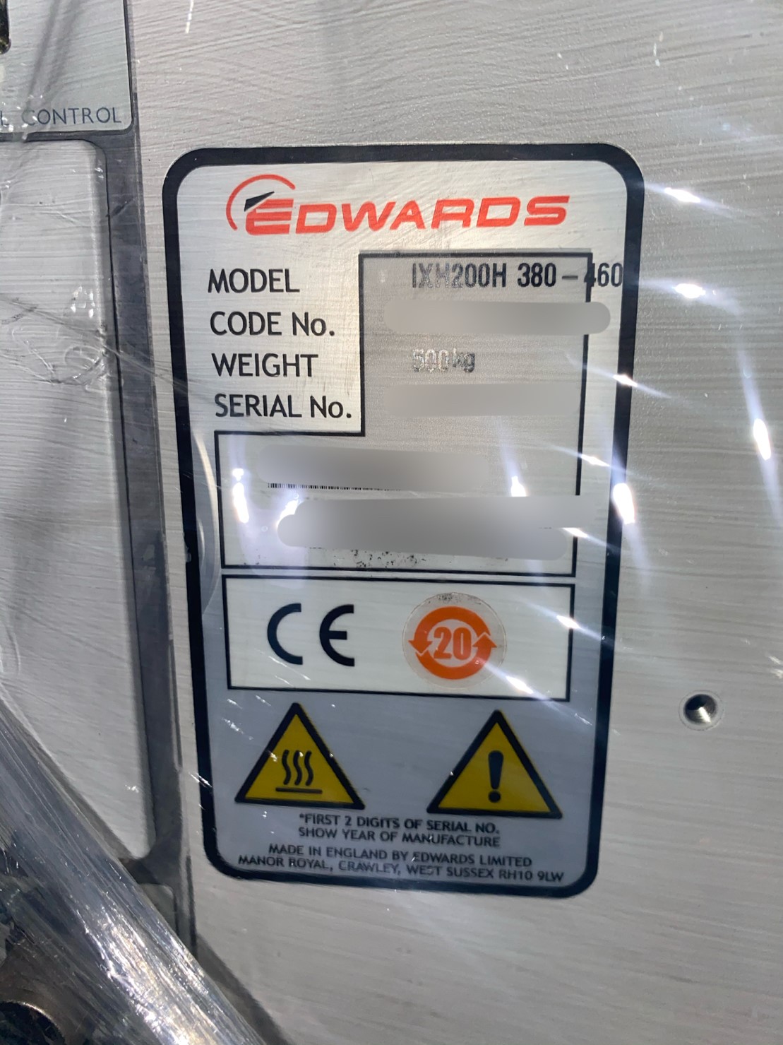 EDWARDS iXH200H Dry Pump圖片