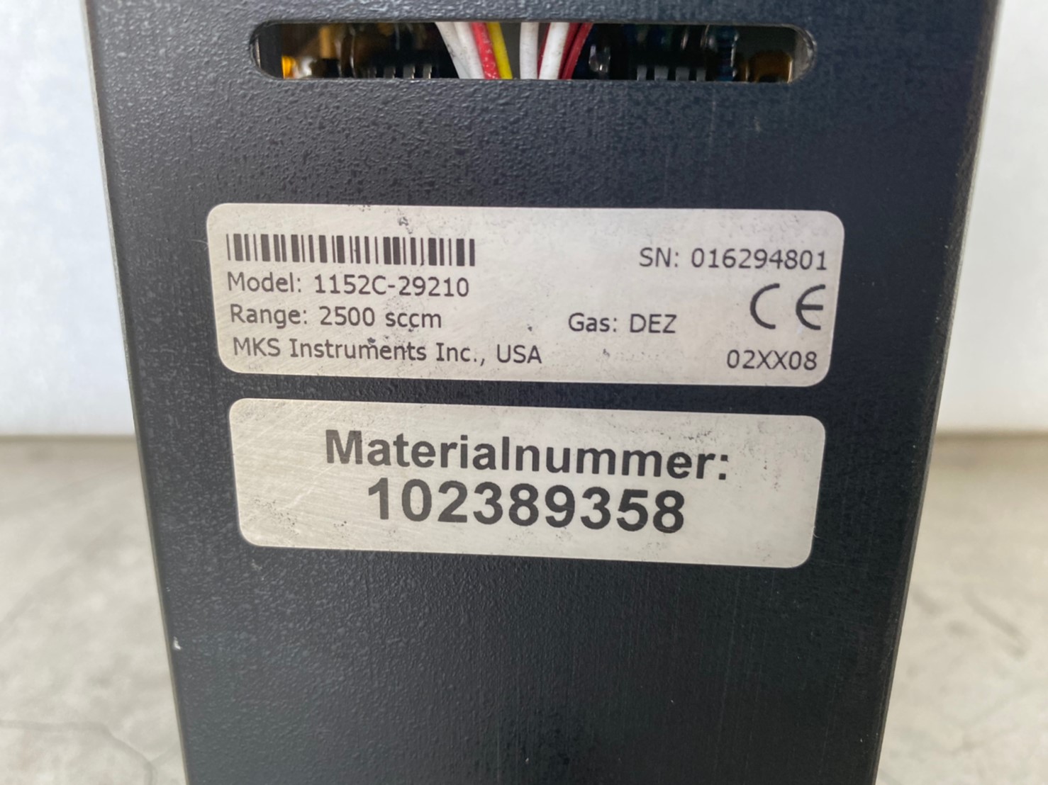 MKS 1152C-29210 Vapor Source Mass Flow Controller圖片