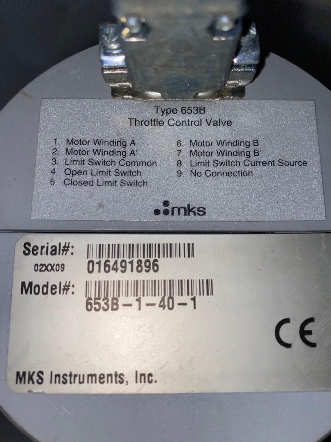 MKS Throttle Valve 653B-1-40-1圖片