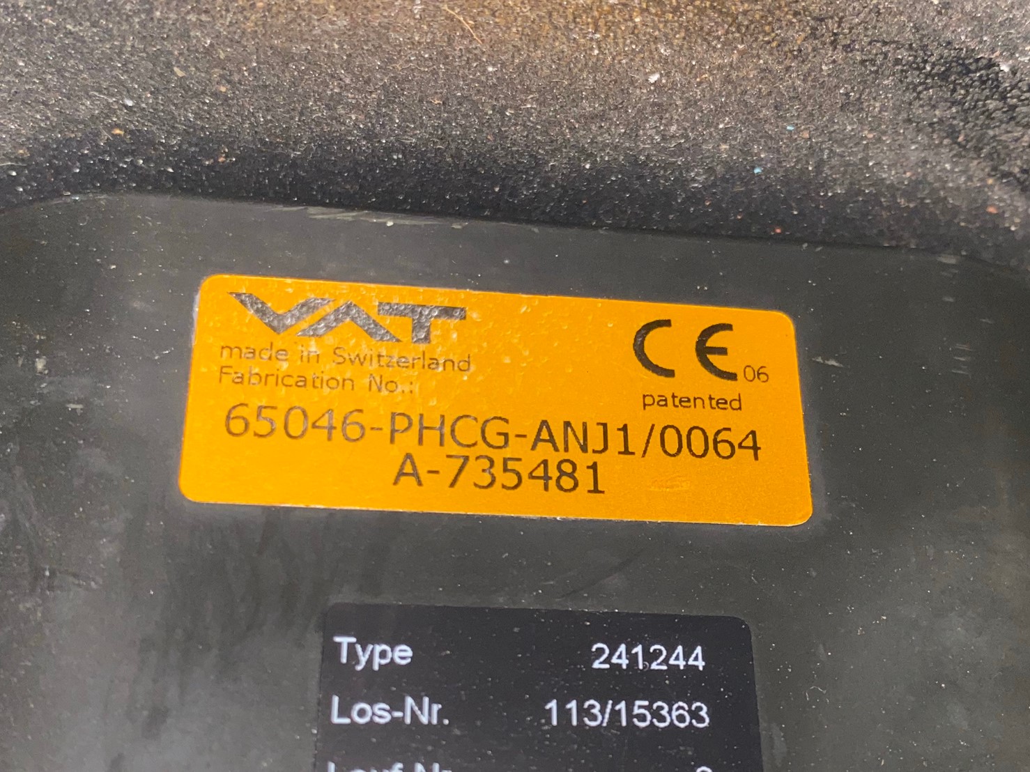 VAT 65046-PHCG-ANJ1 Pendulum Valve圖片