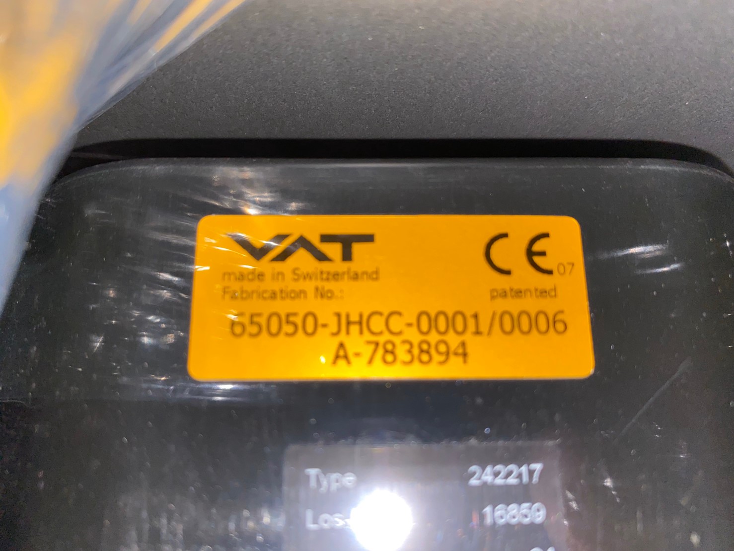 VAT 65050-JHCC-0001 Pendulum Valve圖片
