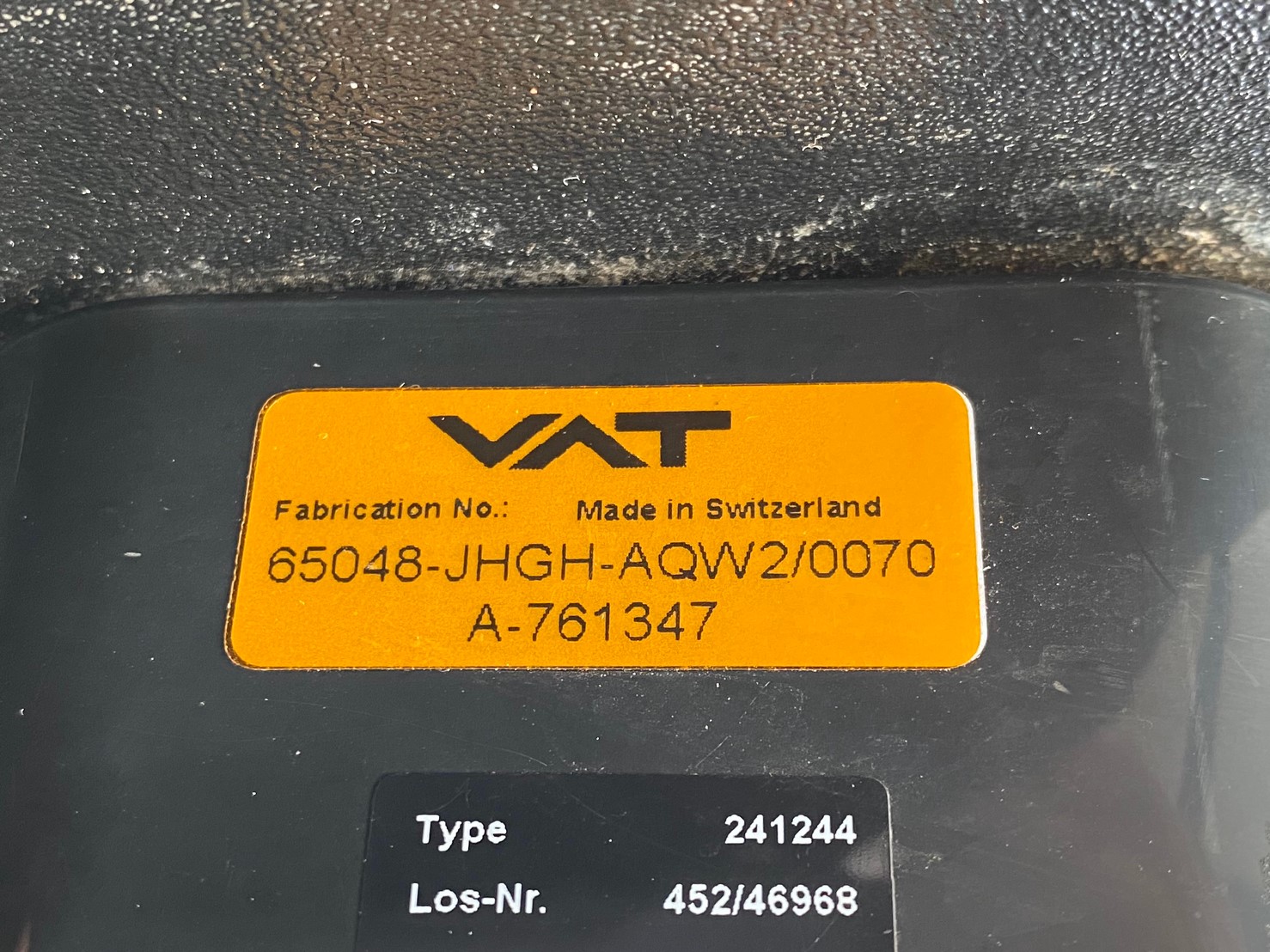 VAT 65048-JHGH-AQW2 Pendulum Valve圖片